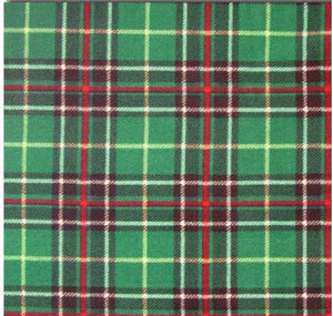 Tartan Dog Collar Petal Brooch