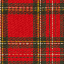 Tartan Dog Collar Petal Brooch