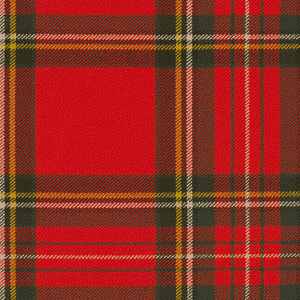 Tartan Dog Collar Petal Brooch