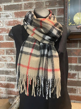 Canadian Tartan Blanket Weight Wool Scarf