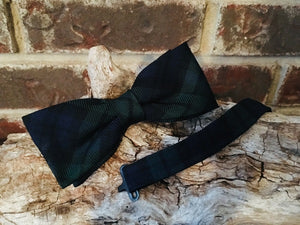 Clan & Specialty Tartan Gents Adjustable Bow Tie Wool