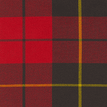 Clan Crested Tartan Rosette Brooch