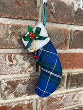 Tartan Stocking Ornament