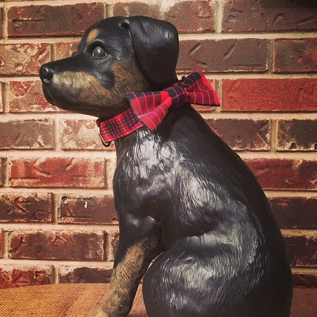 Tartan Dog Collar Bow Tie