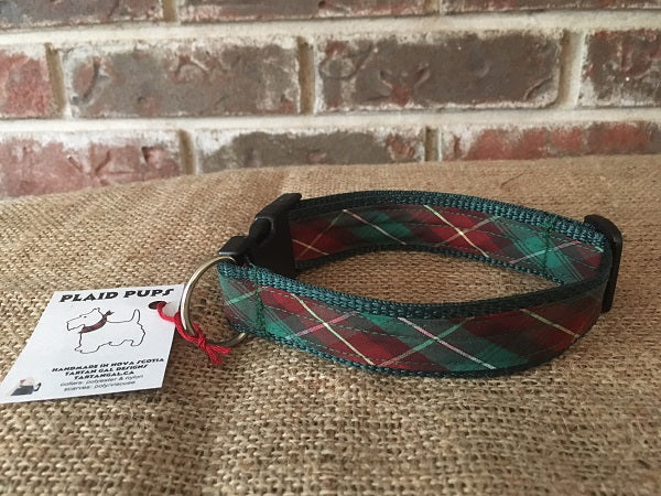 Prince Edward Island Tartan Adjustable Dog Collar