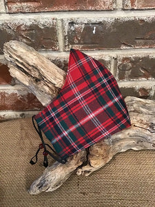 Clan and Specialty Wool Tartan Social Distancing Fitted Mask